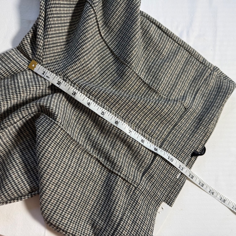 Jules & Leopold Houndstooth Leggings Brown Black Plaid Slim Pants JQ26566CHU New - Picture 7 of 12